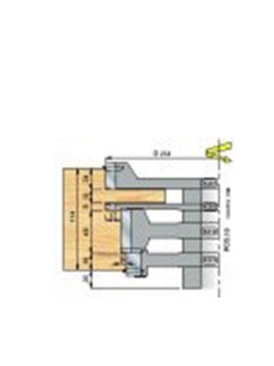 Contra stijl enkele pen kozijnen