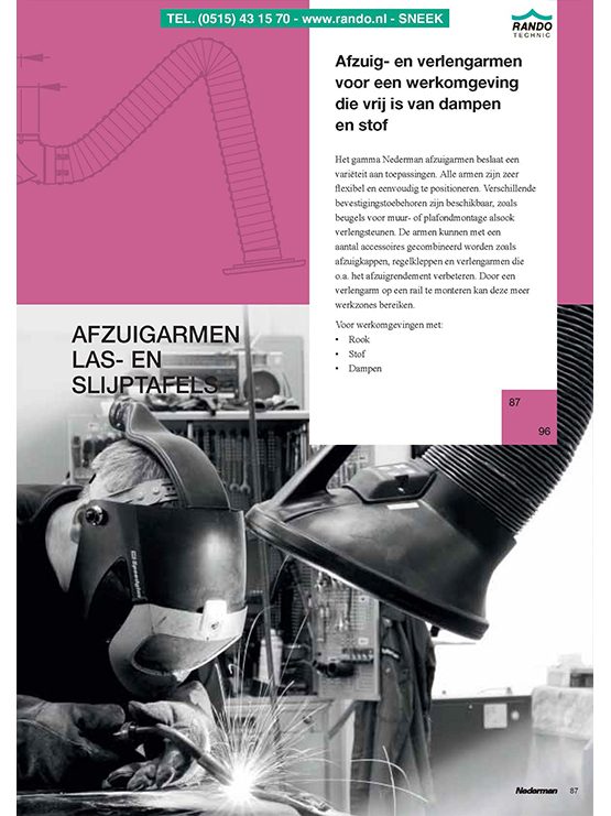 Nederman Afzuigarmen